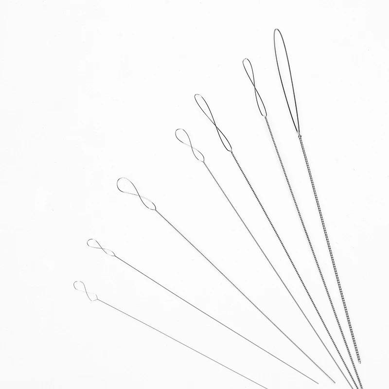 Knotting Cord Silk - Agulhas de fio torcido macio de