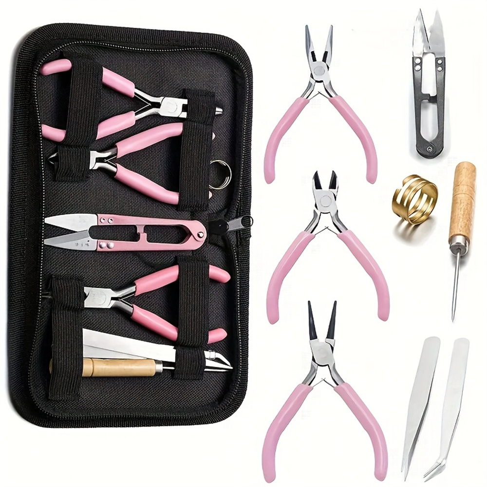 Jewelry Plier Set - Conjunto de Ferramentas para Artesanato, Inclui
