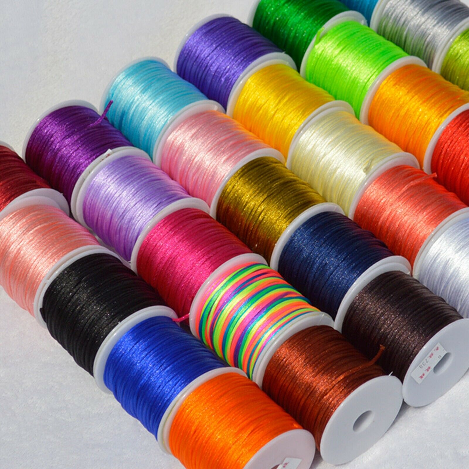 Knotting Cord Silk - Cordão de seda cetim chinês de