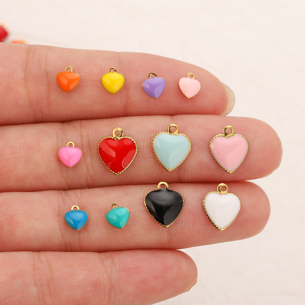 Jewelry Making Materials Wholesale - 20 pçs de aço inoxidável multicolorido