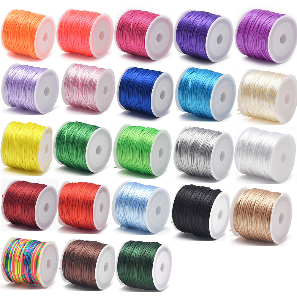 Knotting Cord Silk - Corda de rattail de cetim artesanal