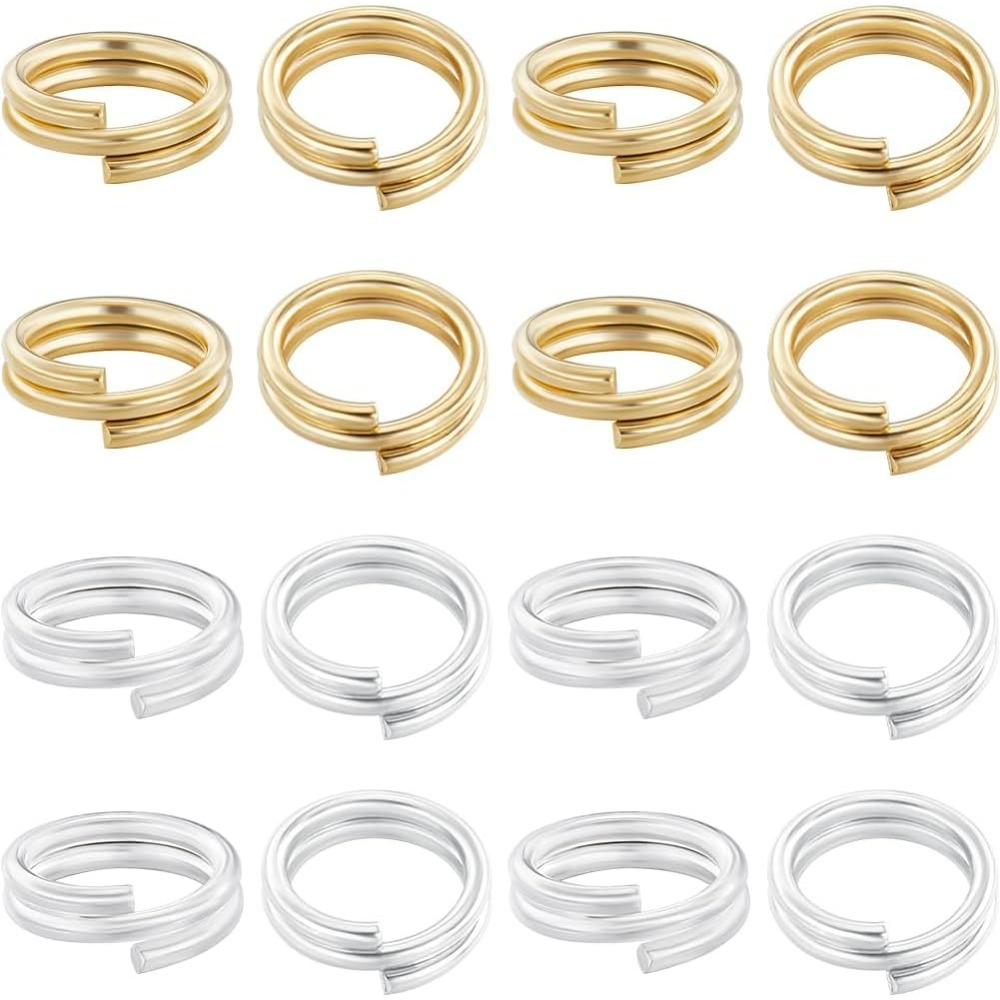 Jewelry Making Silver - 1 caixa 80 peças anel de