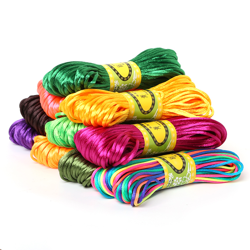 Knotting Cord Silk - Cordão de Nylon de Seda Macramê