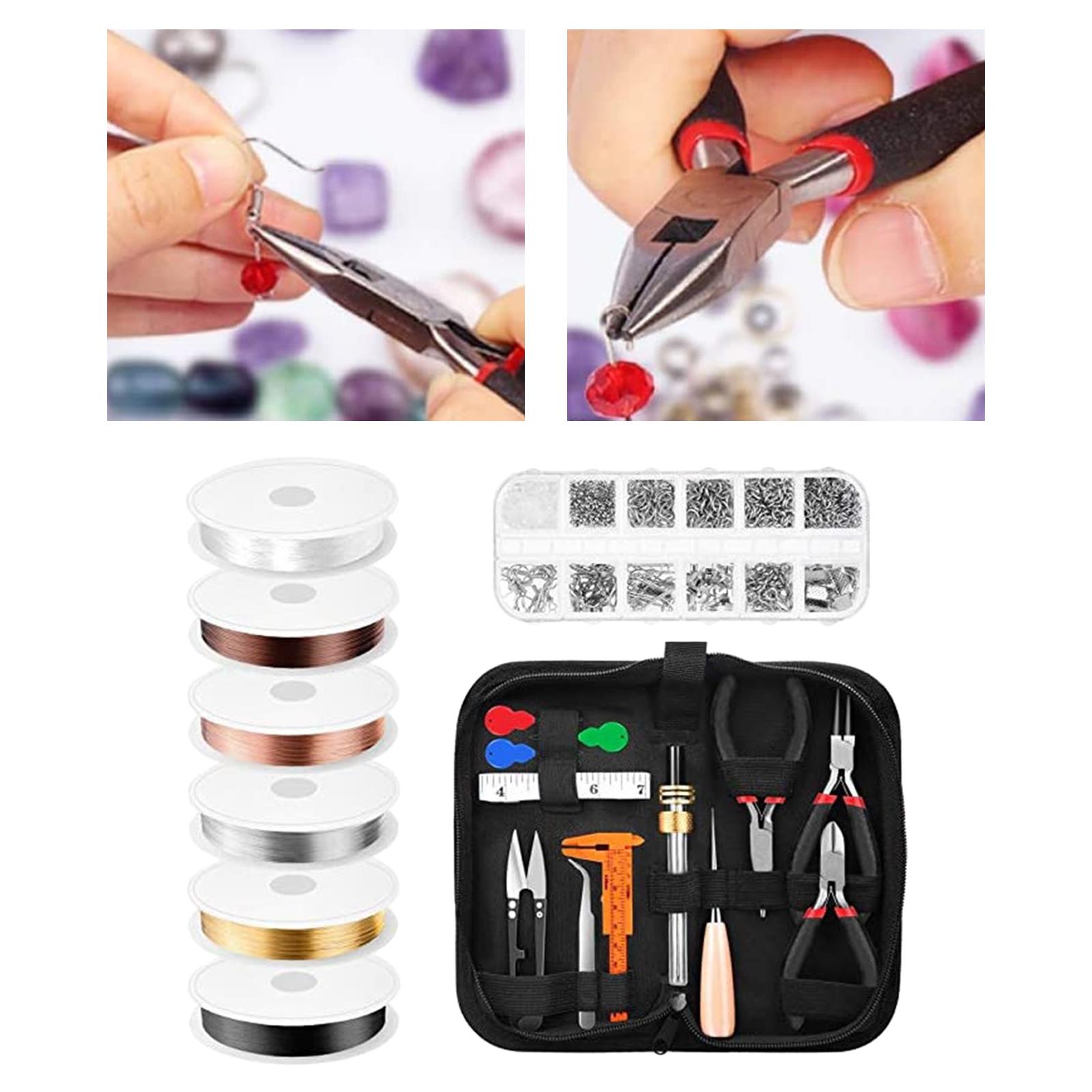 Jewelry Plier Set - Kit Inicial para Fazer Joias: Brincos,