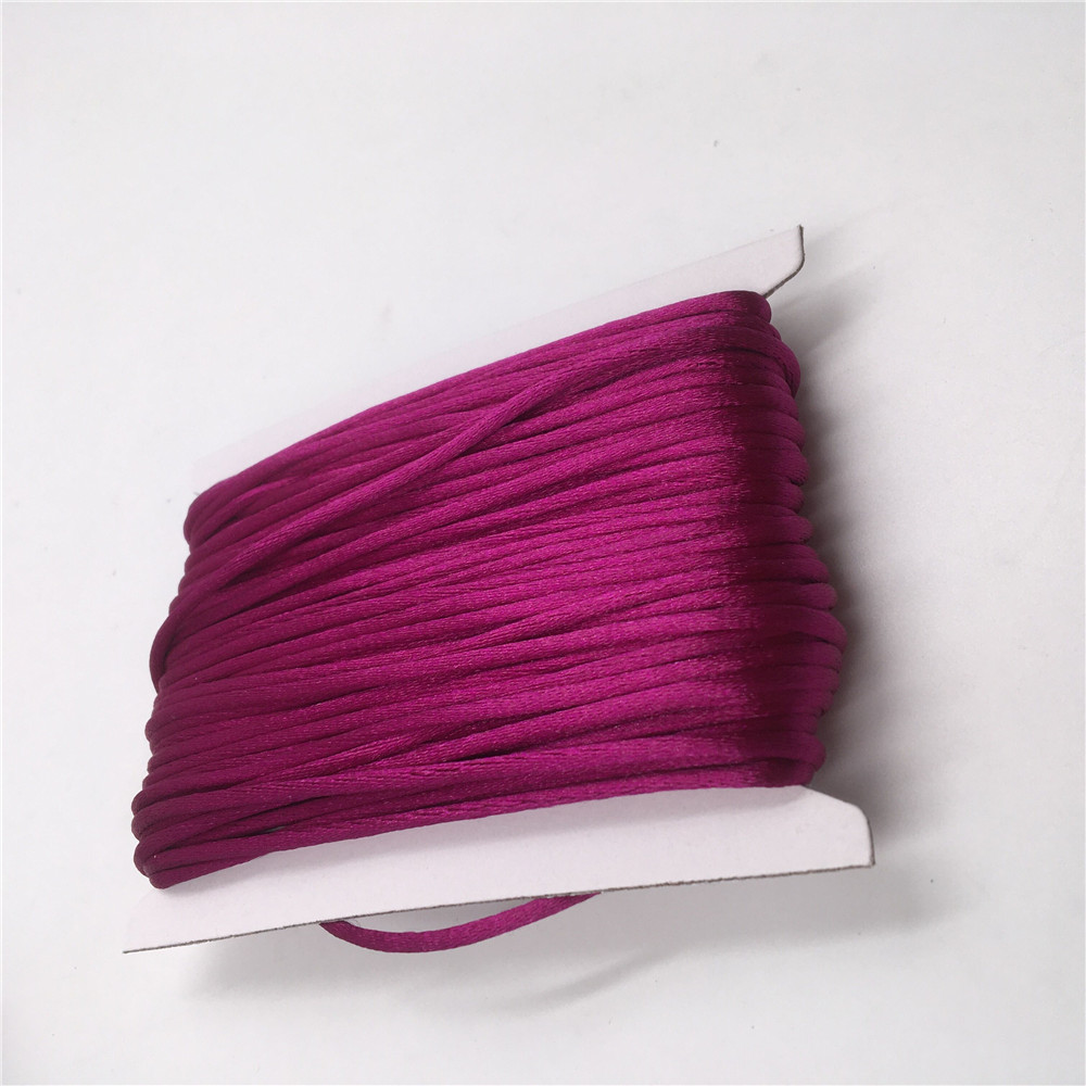 2mm trançado macrame seda macr - Knotting Cord Silk avaliação e preço