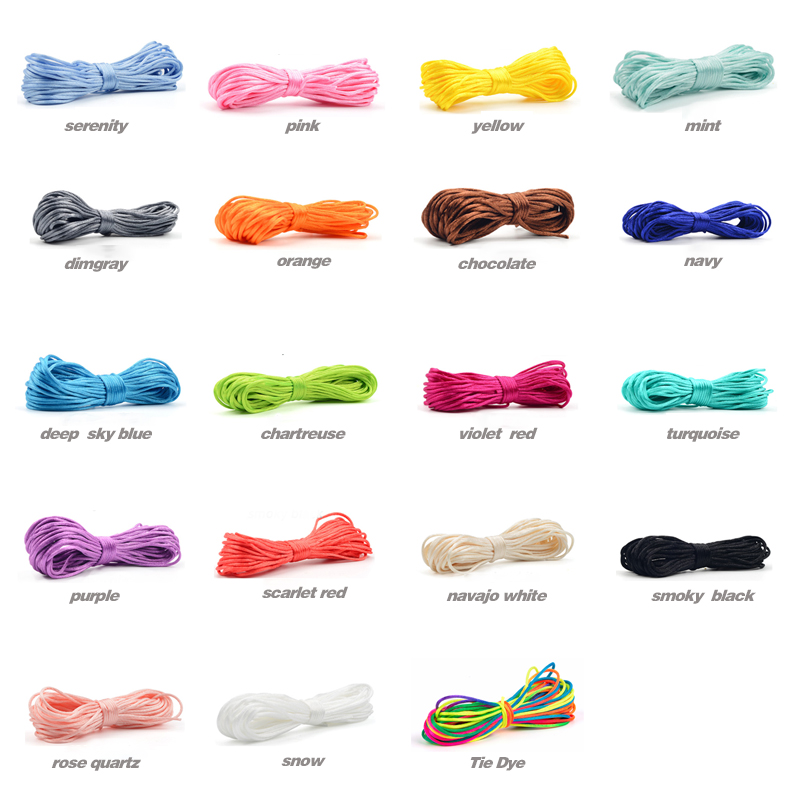 20 m/lote diy cabos de náilon  - Knotting Cord Silk avaliação e preço