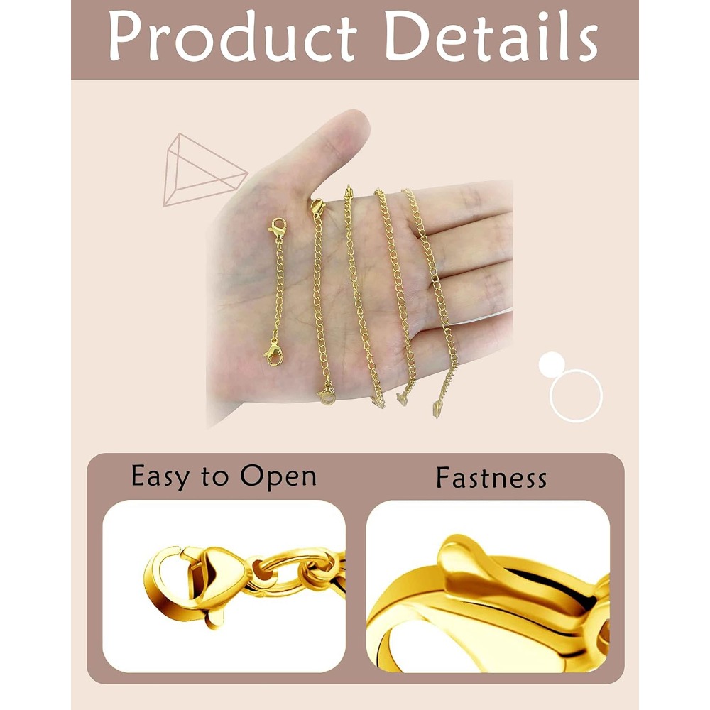 10 Peças de Extensores de Corr - Jewelry Making Chain avaliação e preço