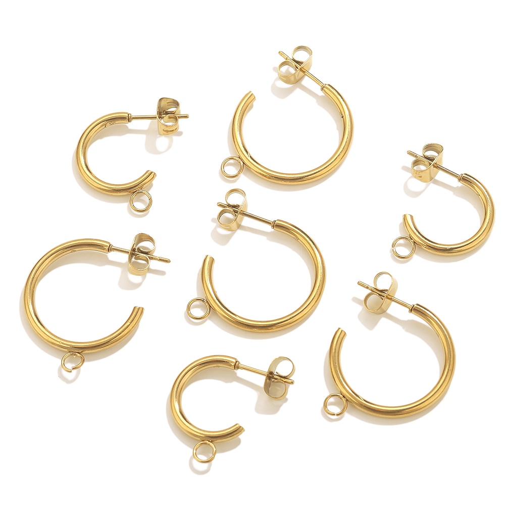 6 pçs de aço inoxidável em for - Jewelry Making Materials Wholesale avaliação e preço