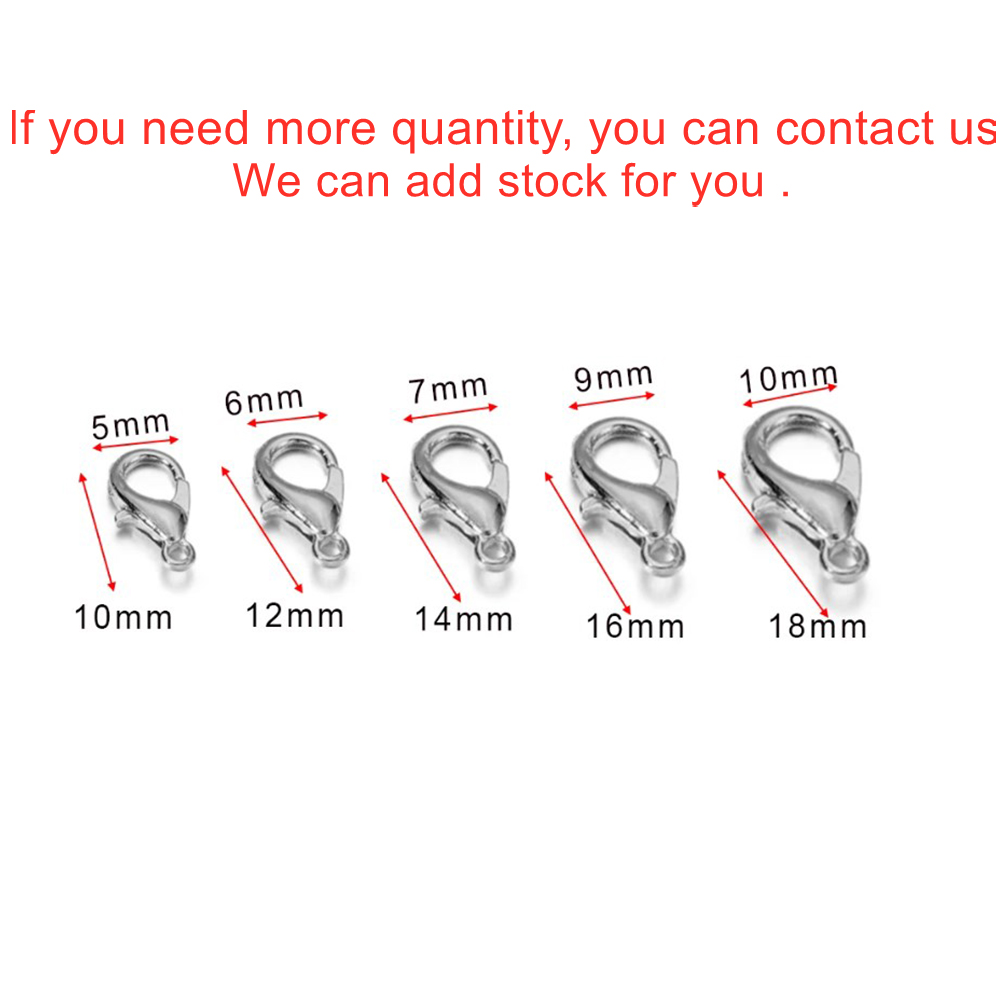 10 peças/lote Fechos Lagosta d - Jewelry Making Chain avaliação e preço