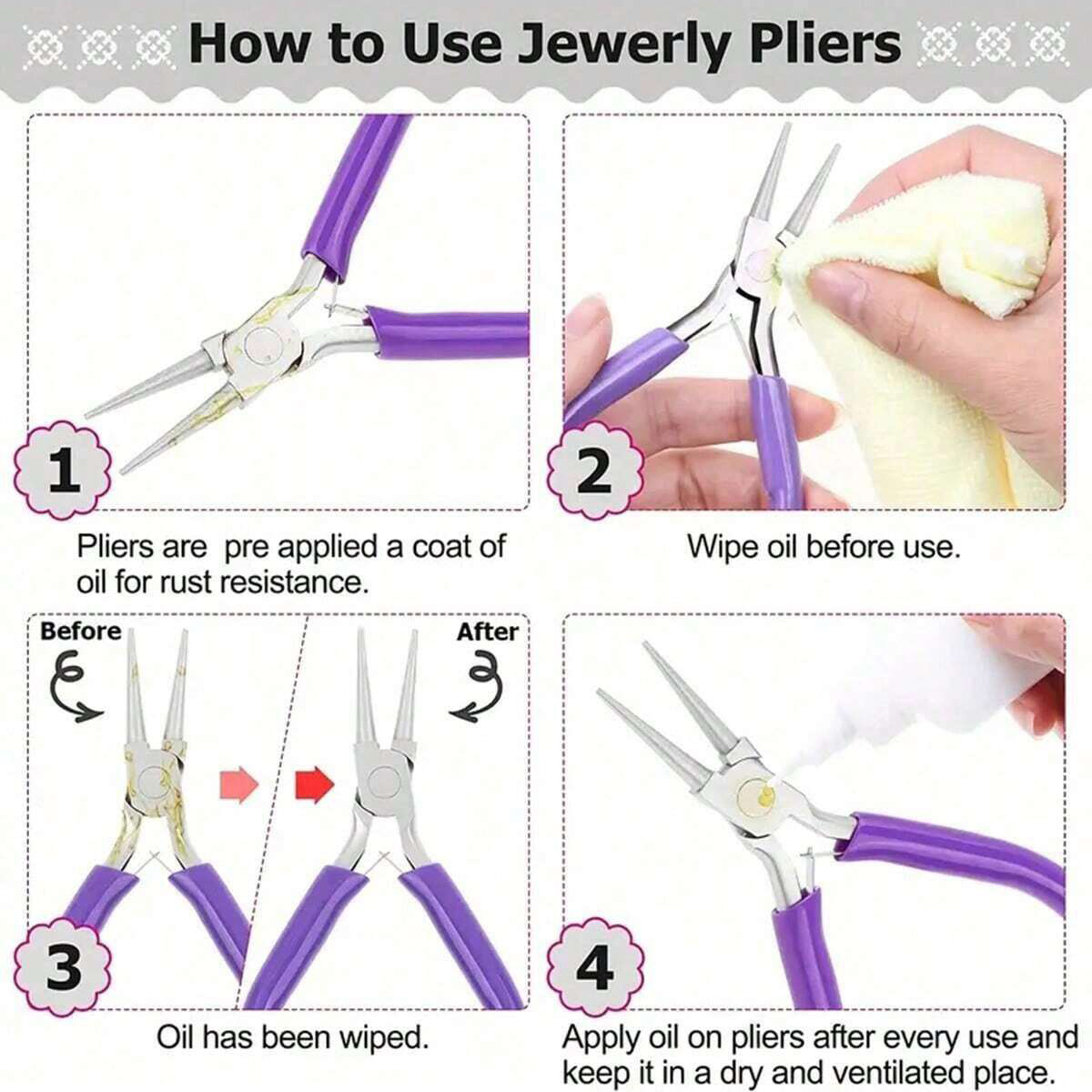 Conjunto de ferramentas para f - Jewelry Plier Set avaliação e preço