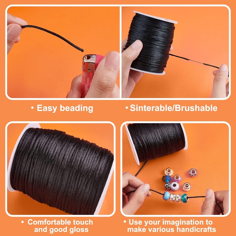 Rattail Cabos De Cetim, Pulsei - Knotting Cord Silk avaliação e preço