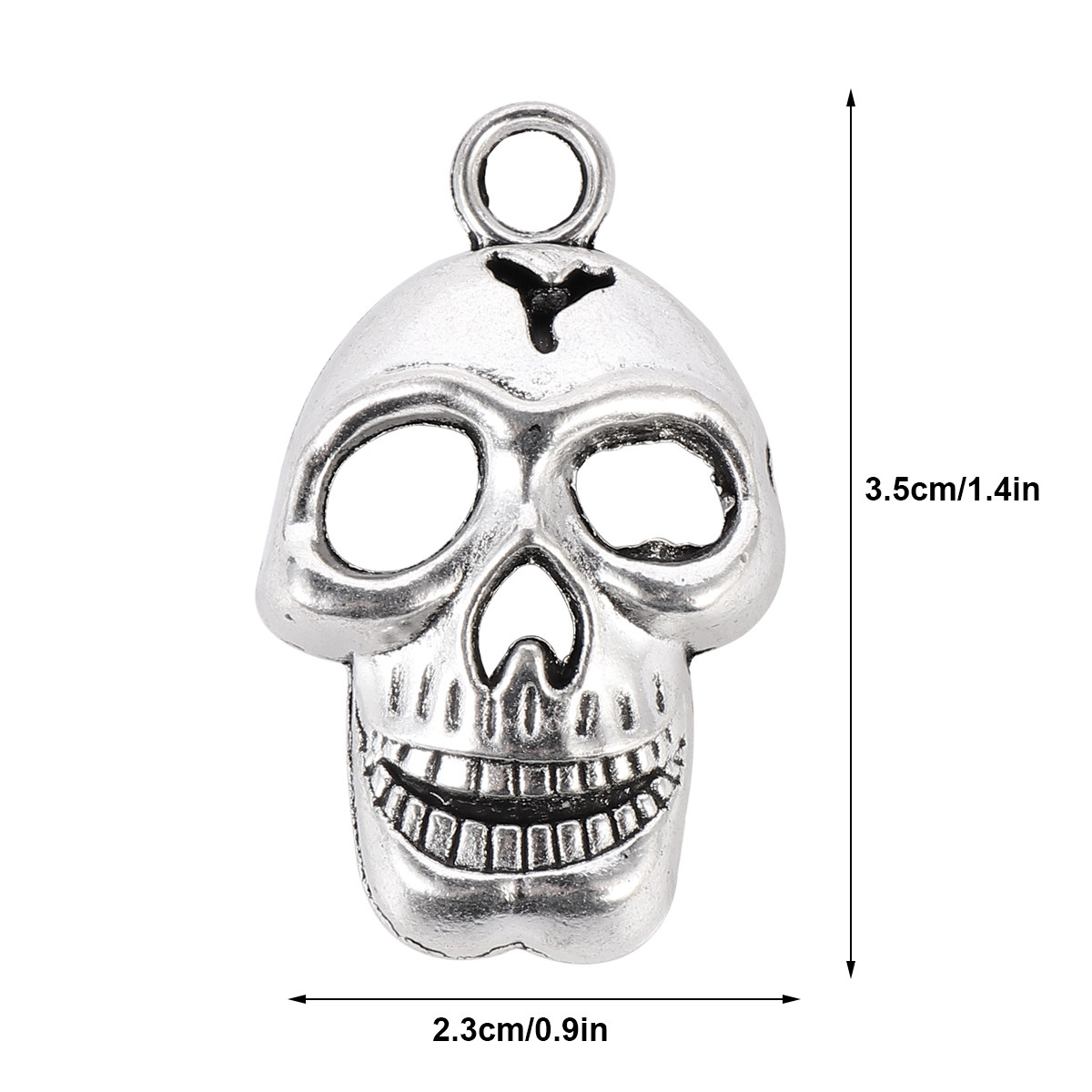 10 peças de pingentes de cavei - Jewelry Making Silver avaliação e preço
