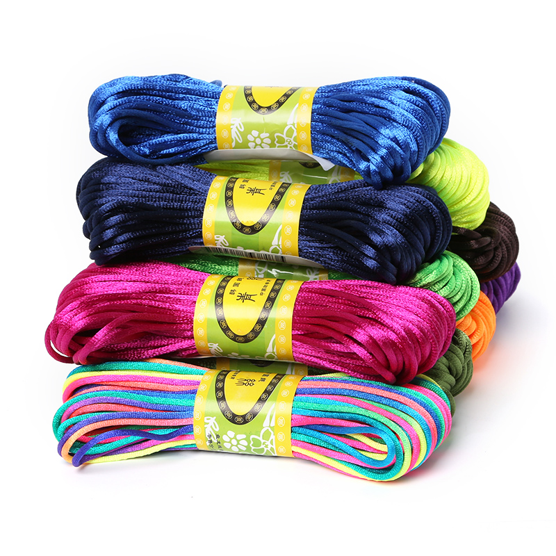 Rattail Silk Macramé Cord Nylo - Knotting Cord Silk avaliação e preço
