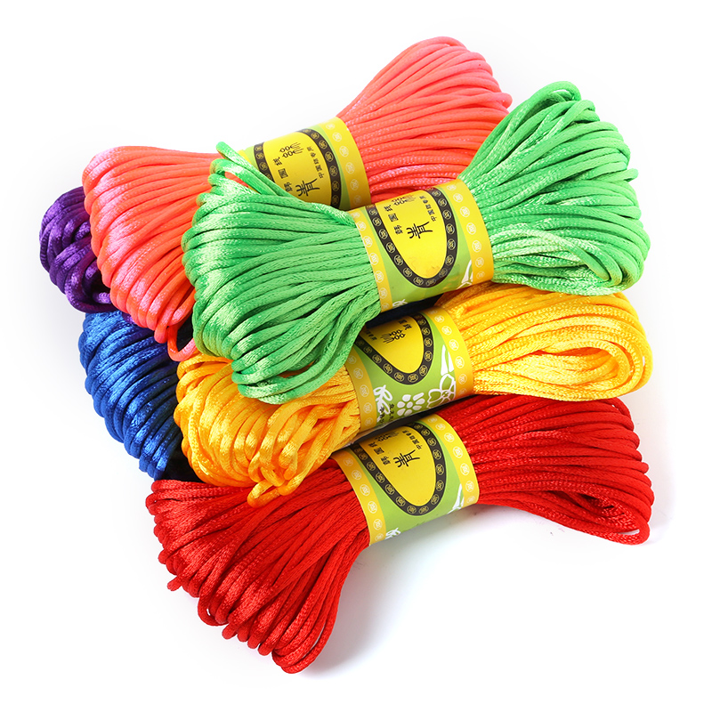 Rattail Silk Macramé Cord Nylo - Knotting Cord Silk avaliação e preço