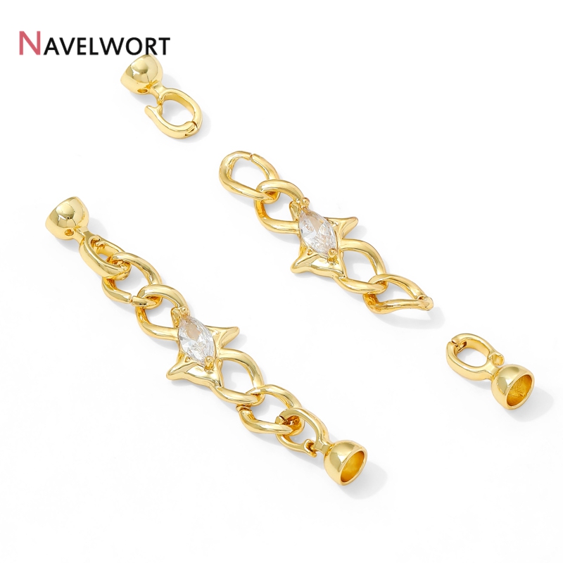 Fecho Conector de Latão Banhad - Jewelry Making Chain avaliação e preço