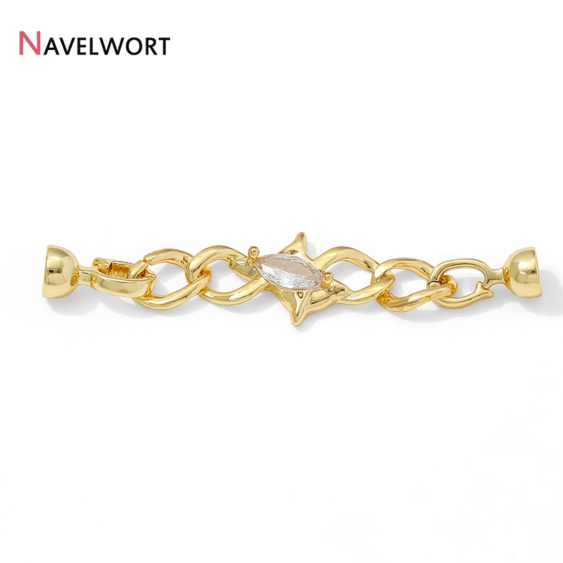 Fecho Conector de Latão Banhad - Jewelry Making Chain avaliação e preço