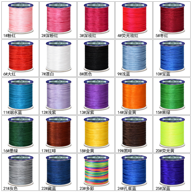 Nylon Algodão Macramé Rattail  - Knotting Cord Silk avaliação e preço