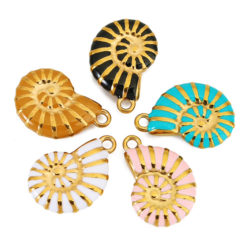 4 Peças de Pingente de Concha  - Jewelry Making Materials Wholesale avaliação e preço