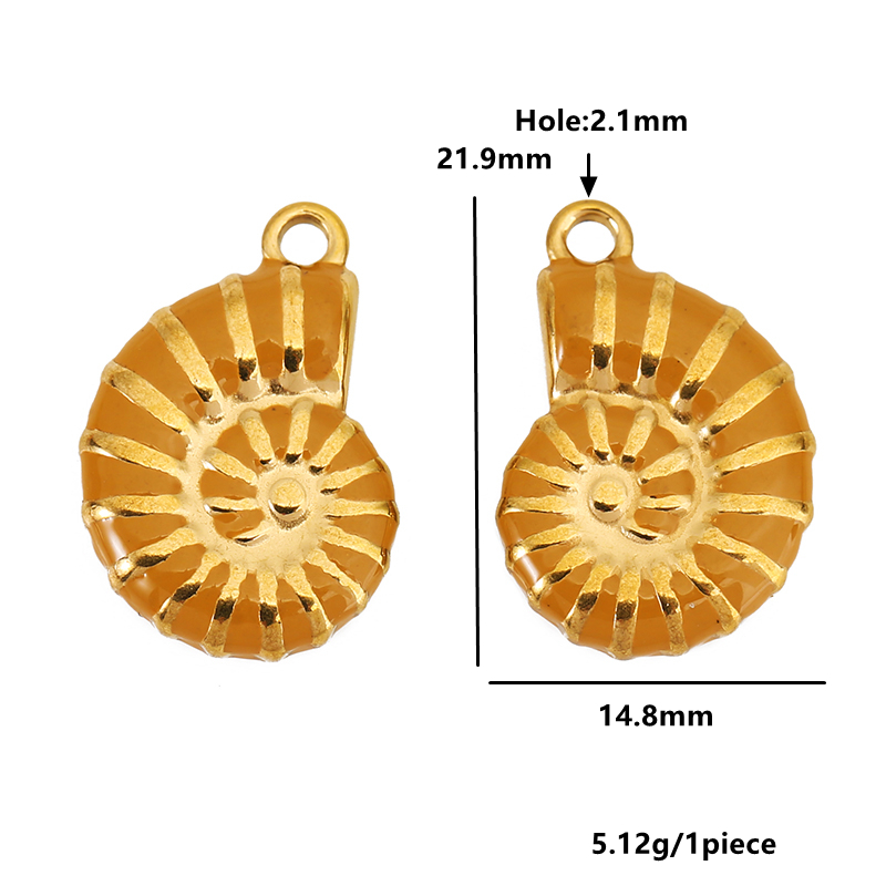 4 Peças de Pingente de Concha  - Jewelry Making Materials Wholesale avaliação e preço