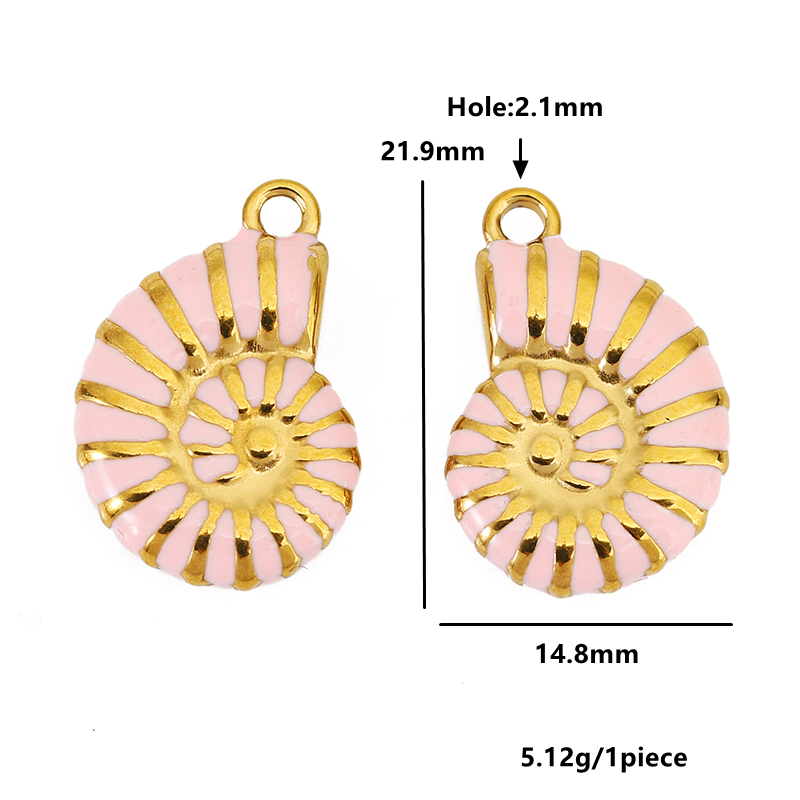 4 Peças de Pingente de Concha  - Jewelry Making Materials Wholesale avaliação e preço