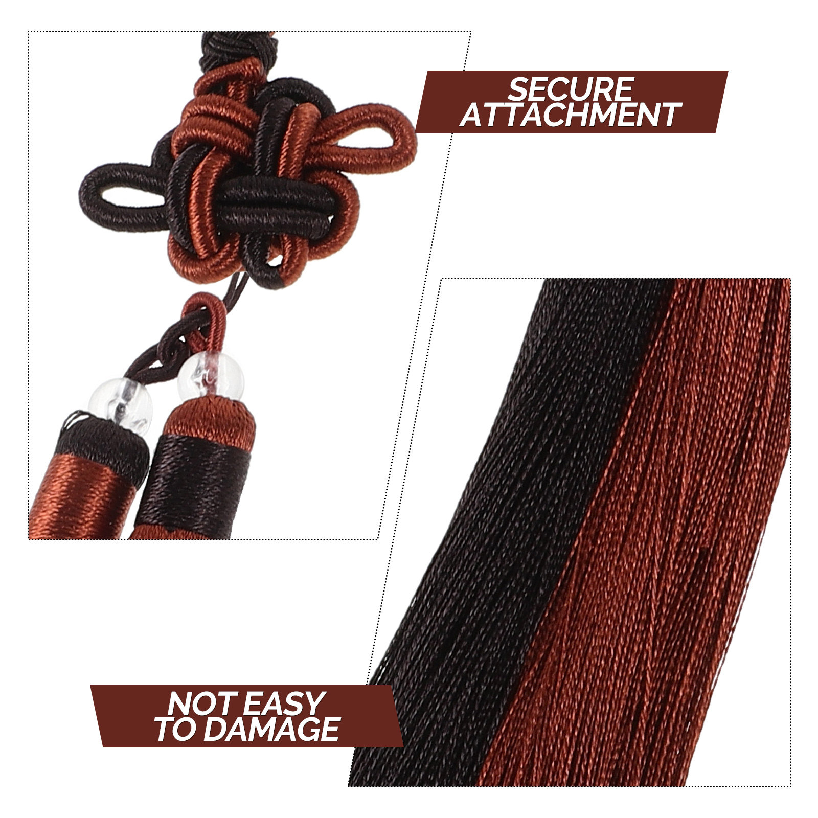 2 Peças de Cordão de Seda com  - Knotting Cord Silk avaliação e preço