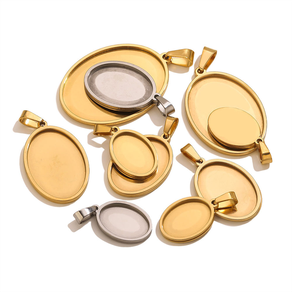 5 pçs encantos de aço inoxidáv - Jewelry Making Materials Wholesale avaliação e preço