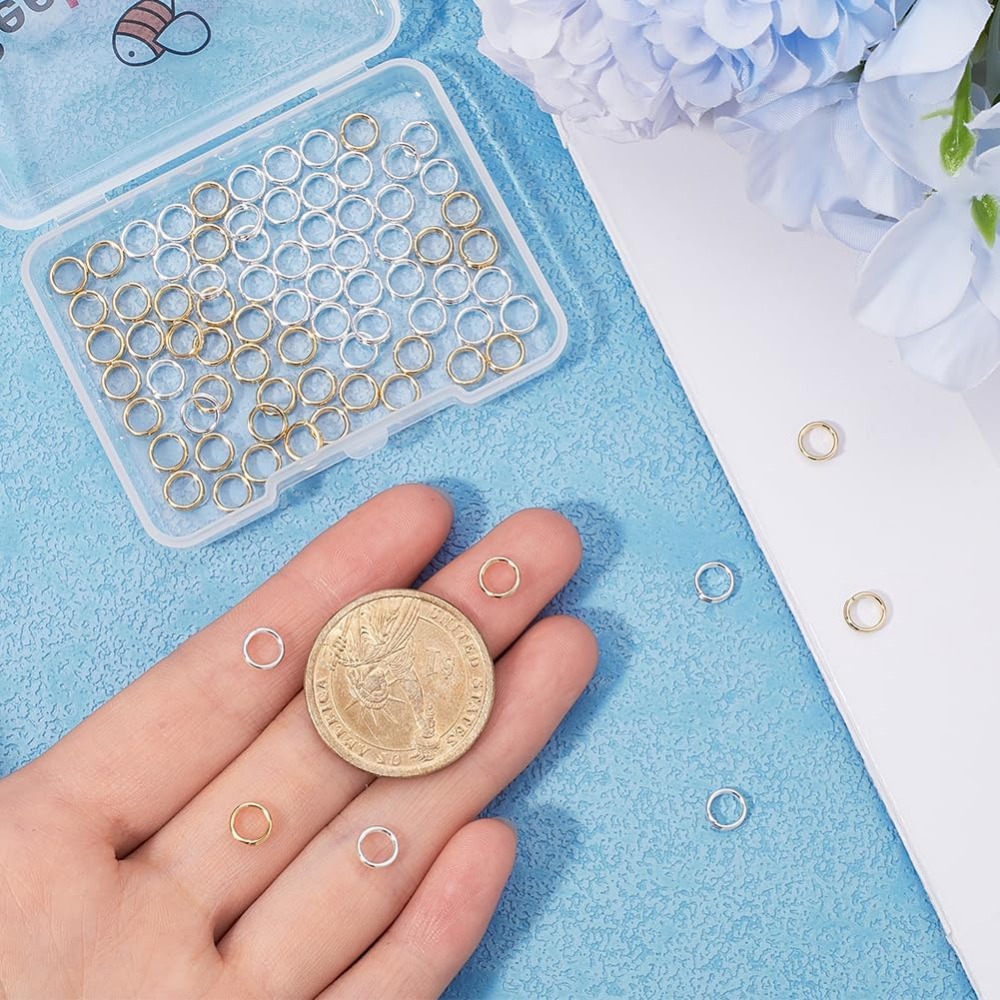 1 caixa 80 peças anel de salto - Jewelry Making Silver avaliação e preço