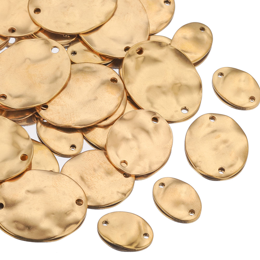 20 peças 15/20/25mm aço inoxid - Jewelry Making Materials Wholesale avaliação e preço
