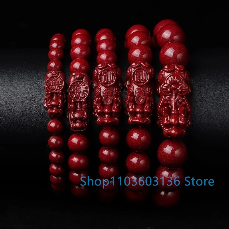 Pulseira de Cinábrio Natural F - Jewelry Making For Seniors avaliação e preço