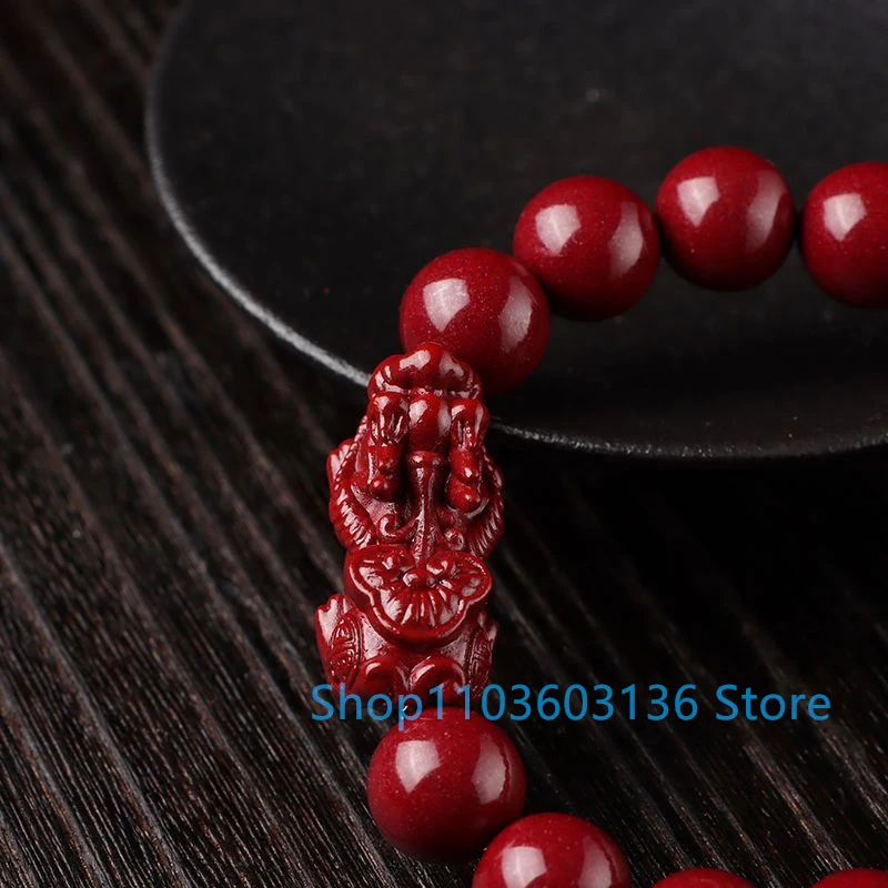 Pulseira de Cinábrio Natural F - Jewelry Making For Seniors avaliação e preço