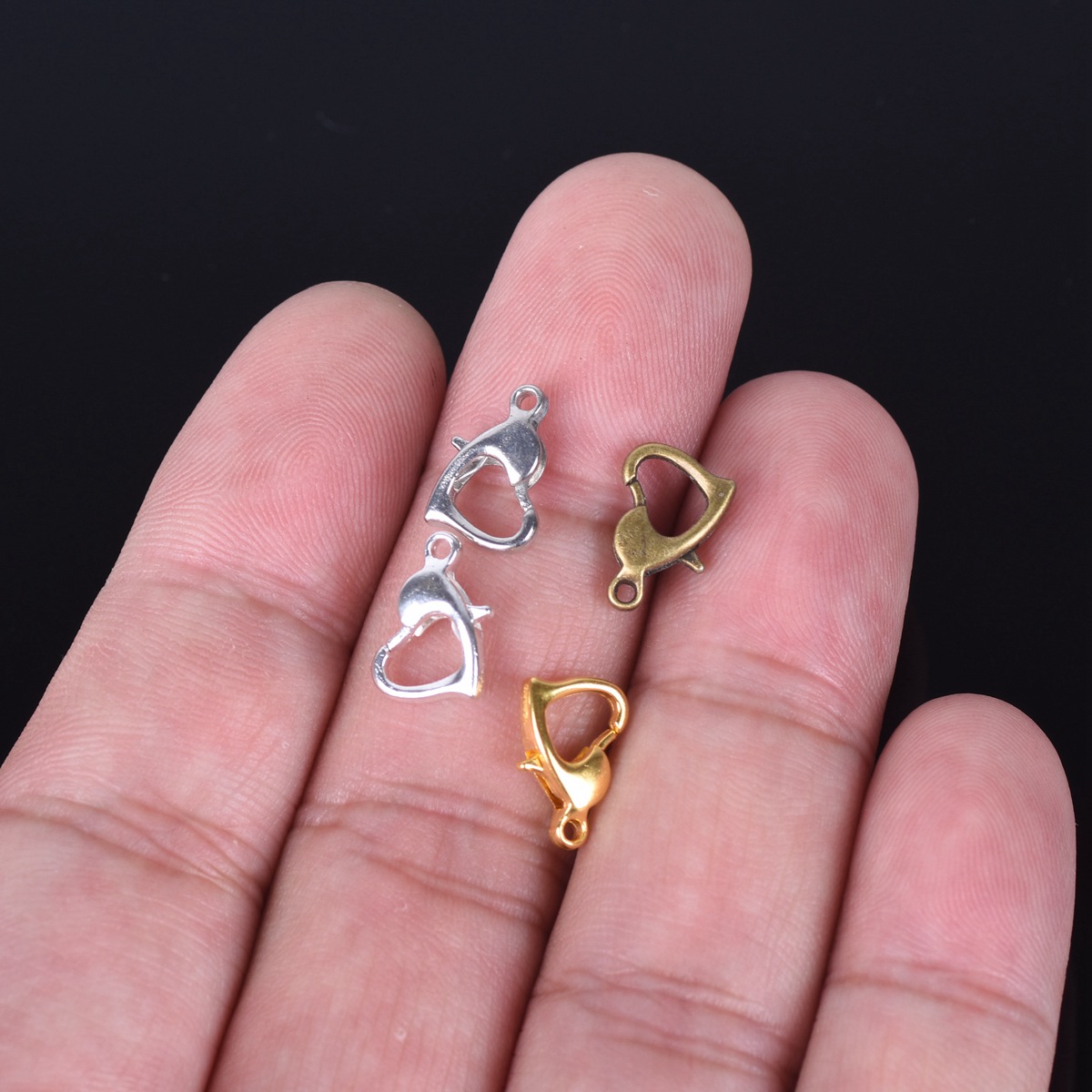 30 pces 12x8mm ouro/prata/bron - Jewelry Making Silver avaliação e preço