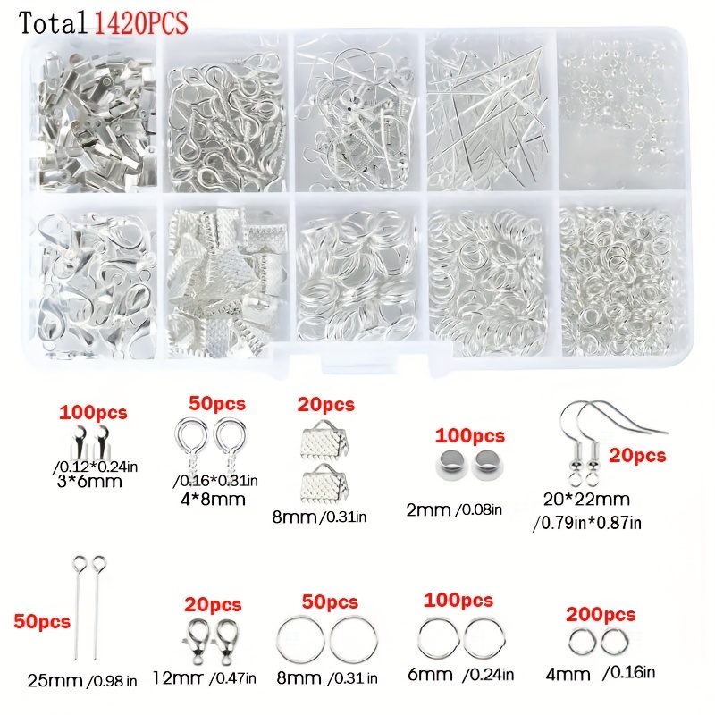 Kit de 1420 Peças para Fabrica - Jewelry Making Tools avaliação e preço