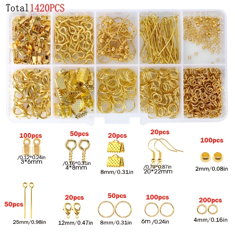 Kit de 1420 Peças para Fabrica - Jewelry Making Tools avaliação e preço