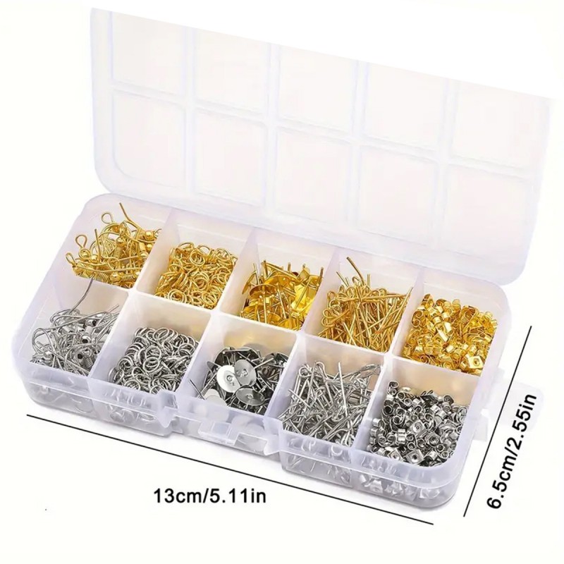 Conjunto de 1 Caixa com Gancho - Jewelry Making Materials Wholesale avaliação e preço